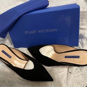 Stuart Weitzman Suede Kitten Heels Size 12